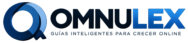 Logotipo de Omnulex con símbolo azul y el lema «Guías inteligentes para crecer online».
